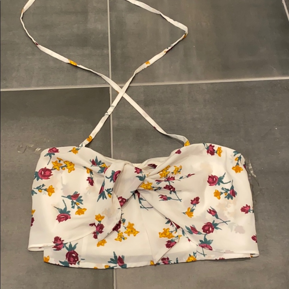 Floral crop top